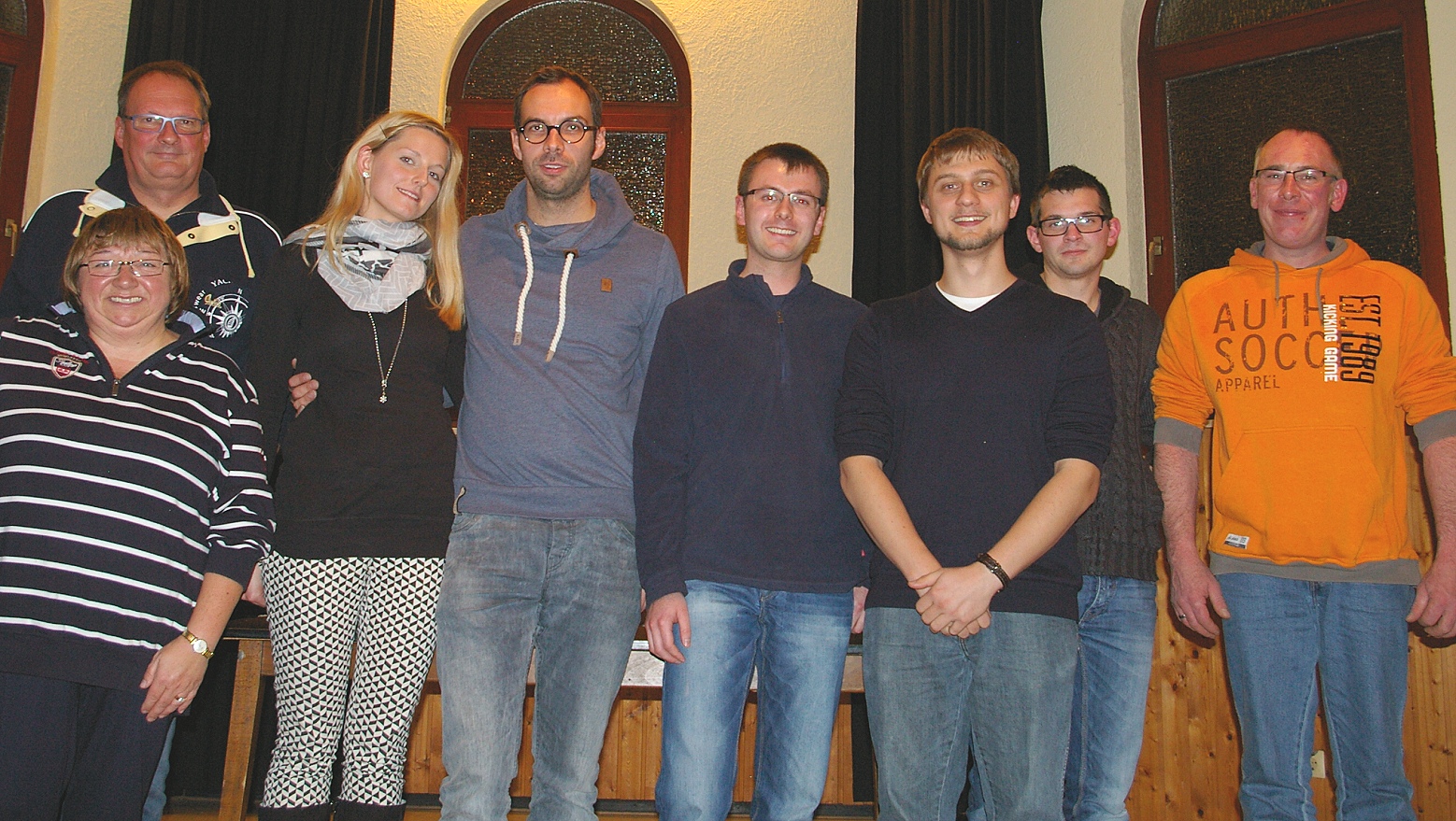 Die Coburger Nikoausfahrer (v. li.): Jochen und Inge Autsch, Franziska Arnold, Sebastian Sonnauer, Stefan Rüger, David Kessel, Bernd Grell und Markus Furkert